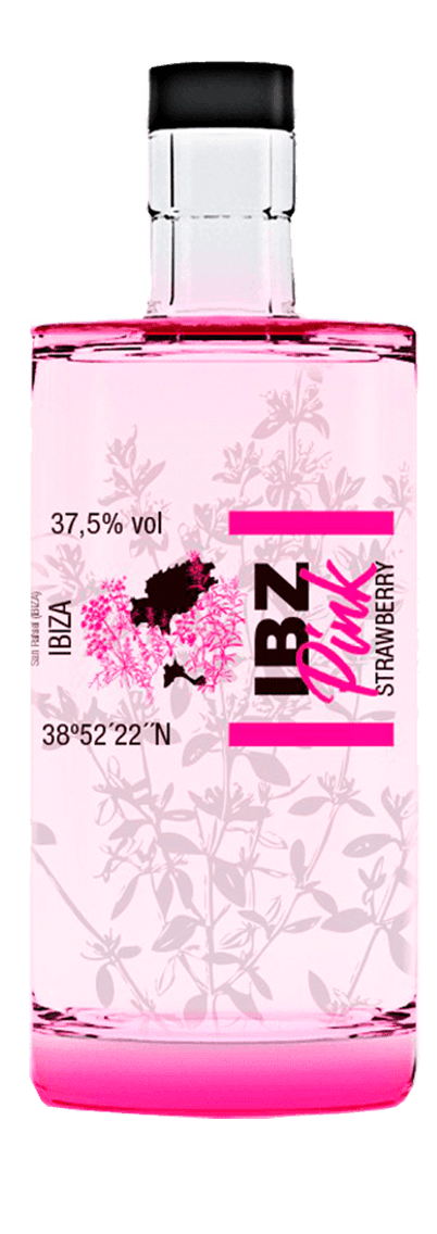 IBZ Pink Strawberry Gin Familia Marí Mayans