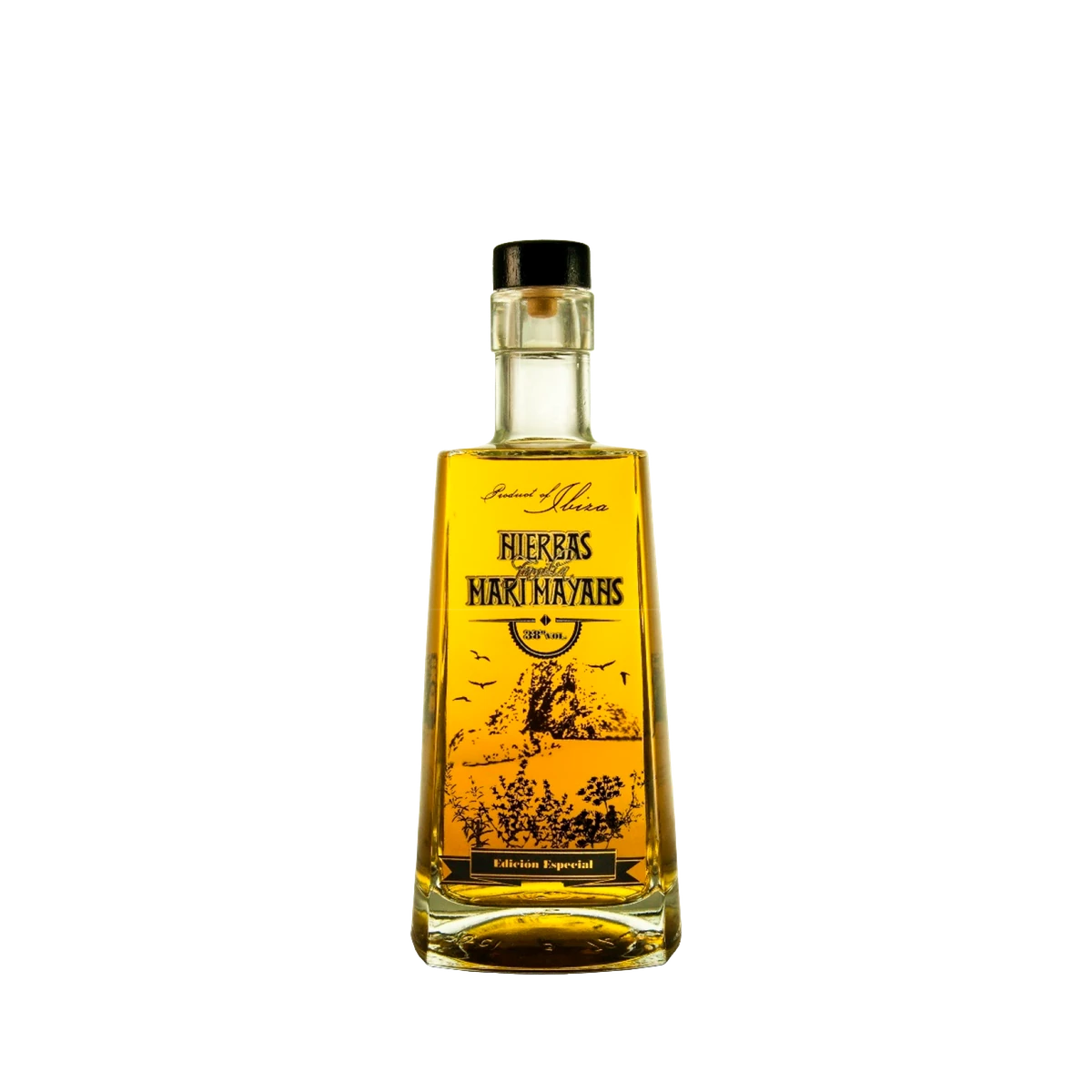 Botella de Hierbas Ibicencas Premium 38º de Familia Marí Mayans, 70 cl
